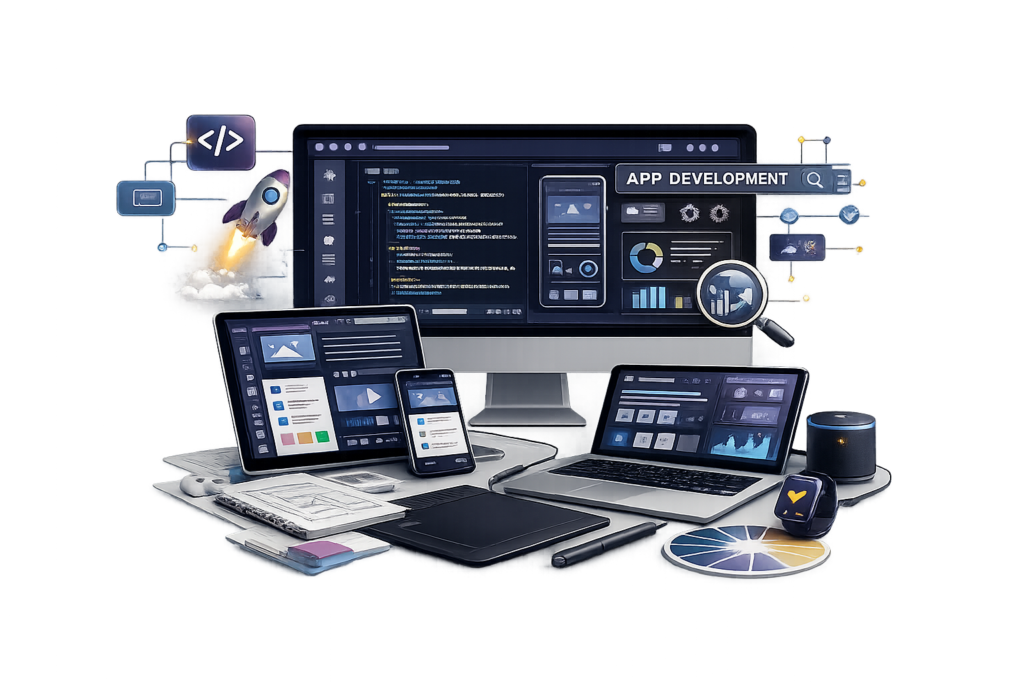 Mobile app development services at PixelNex Digital